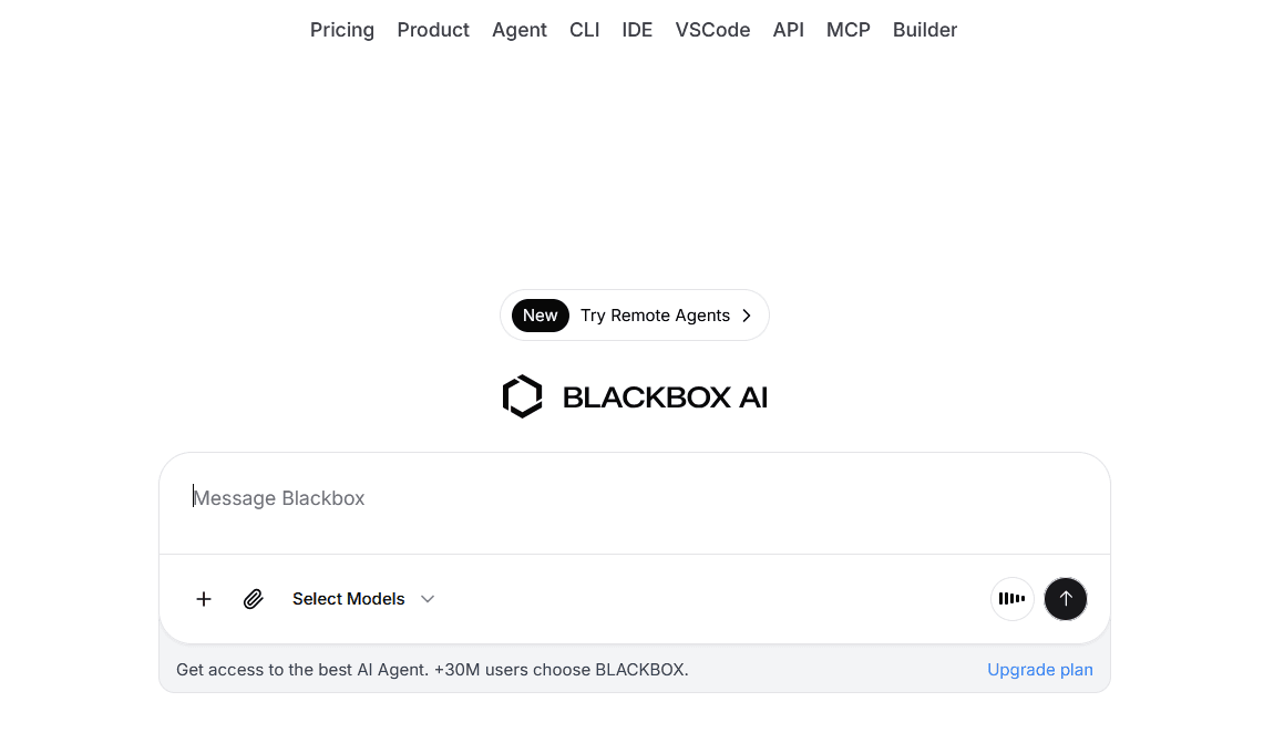 BlackBox AI — aperçu