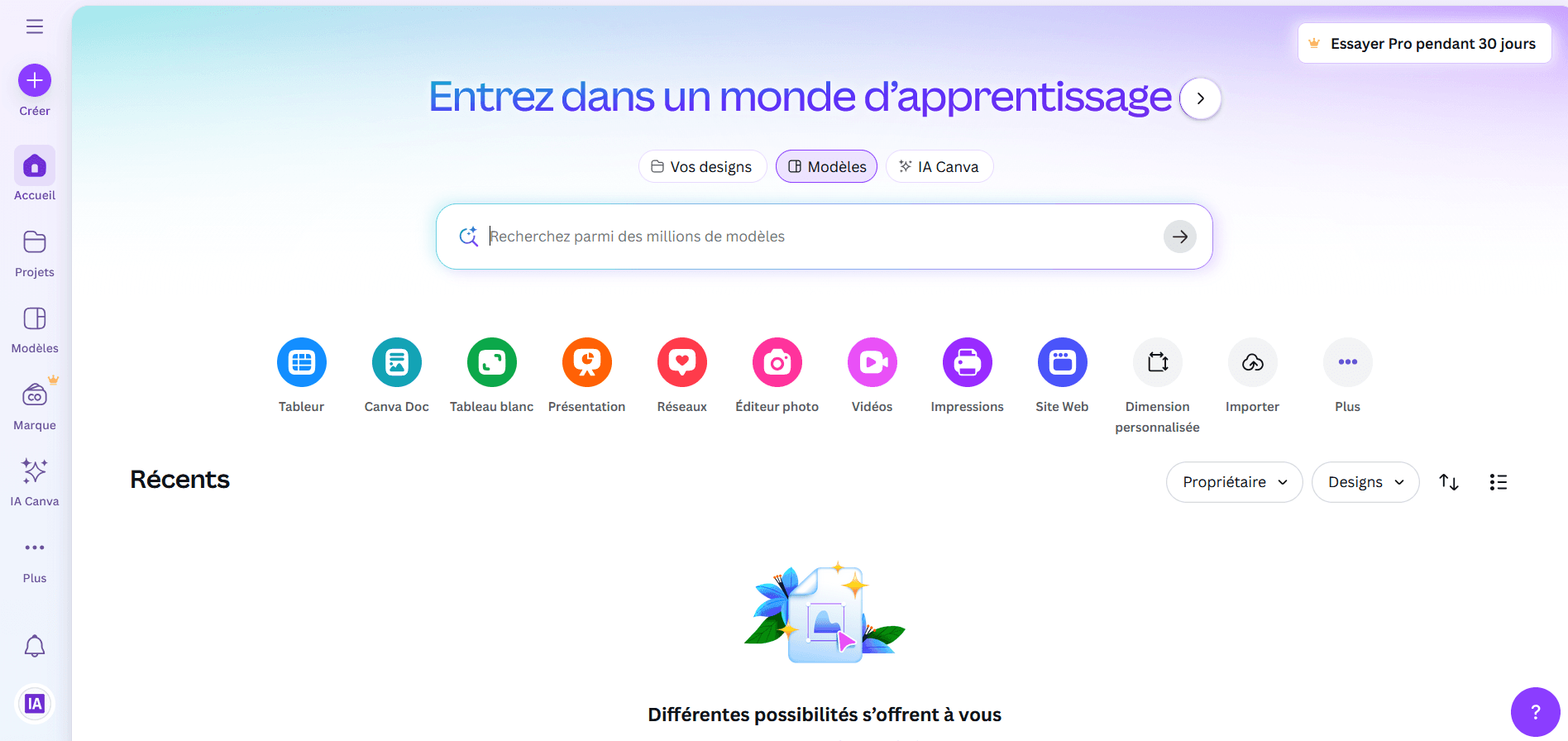Canva AI — aperçu