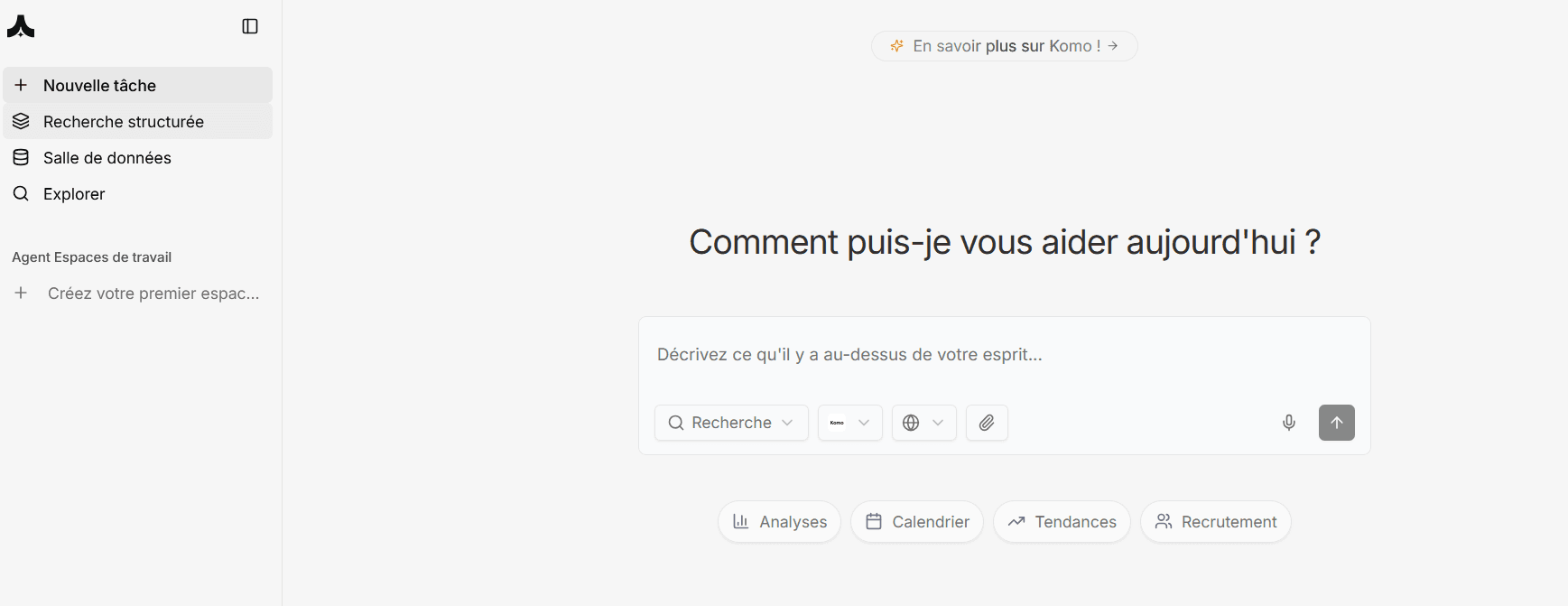 Komo AI — aperçu