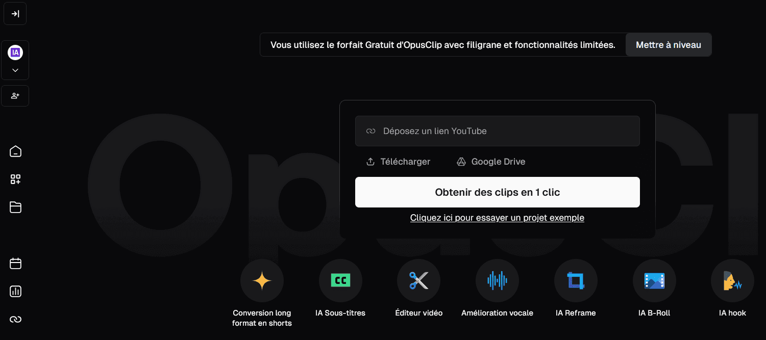 OpusClip — aperçu
