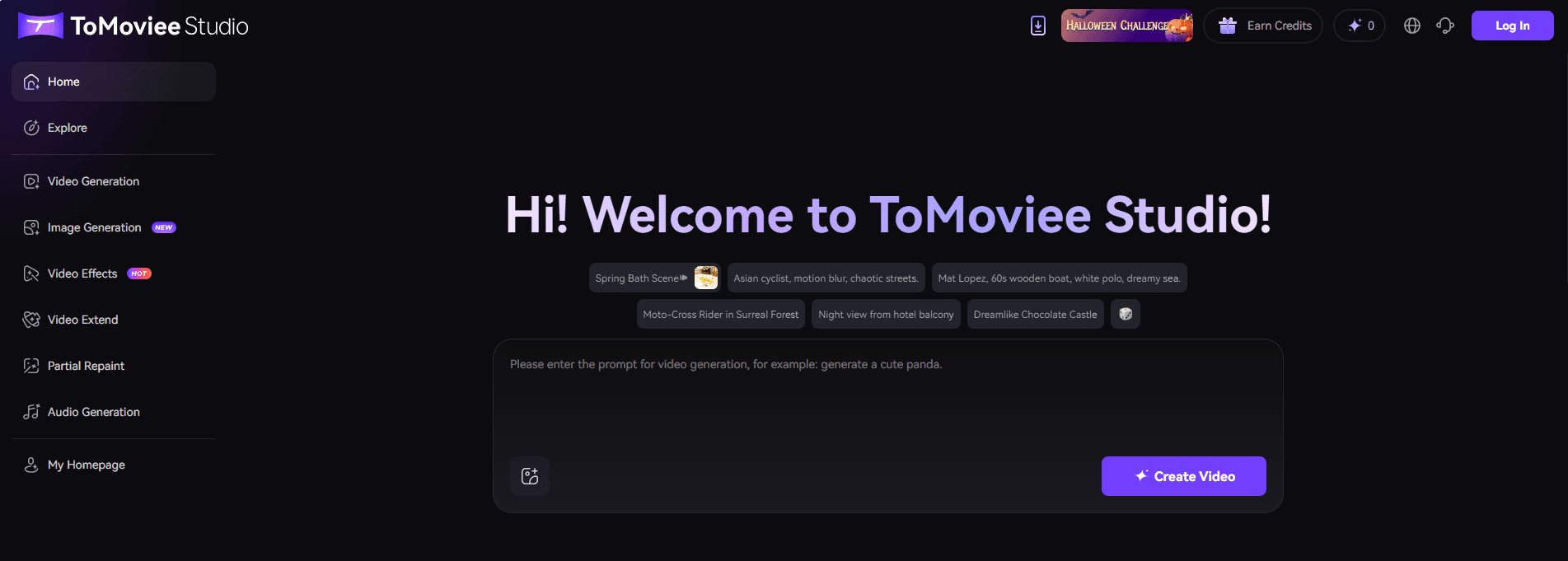 ToMoviee AI — aperçu