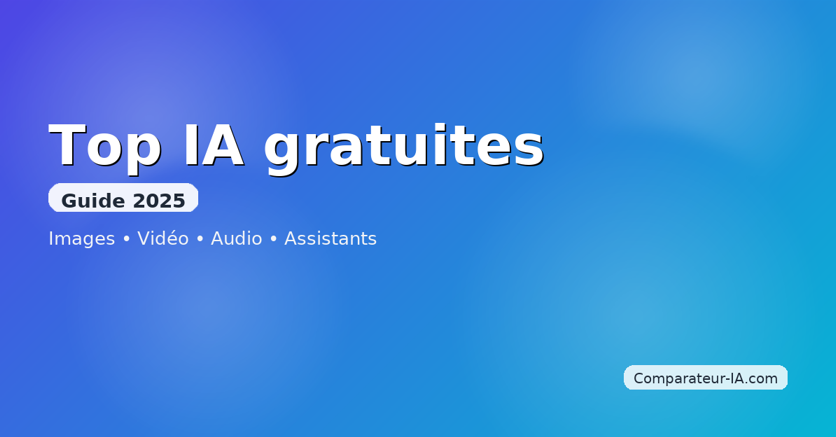 Top IA gratuites