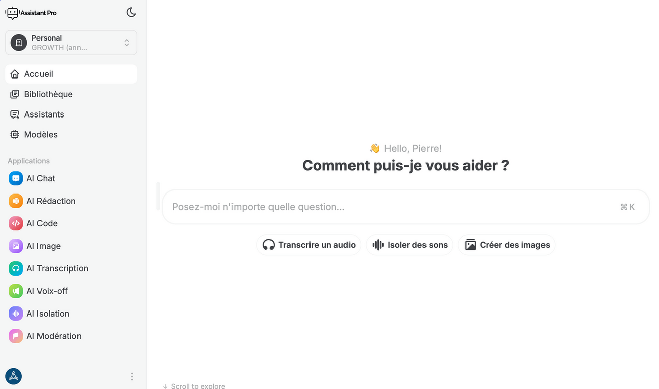 AssistantPro — preview
