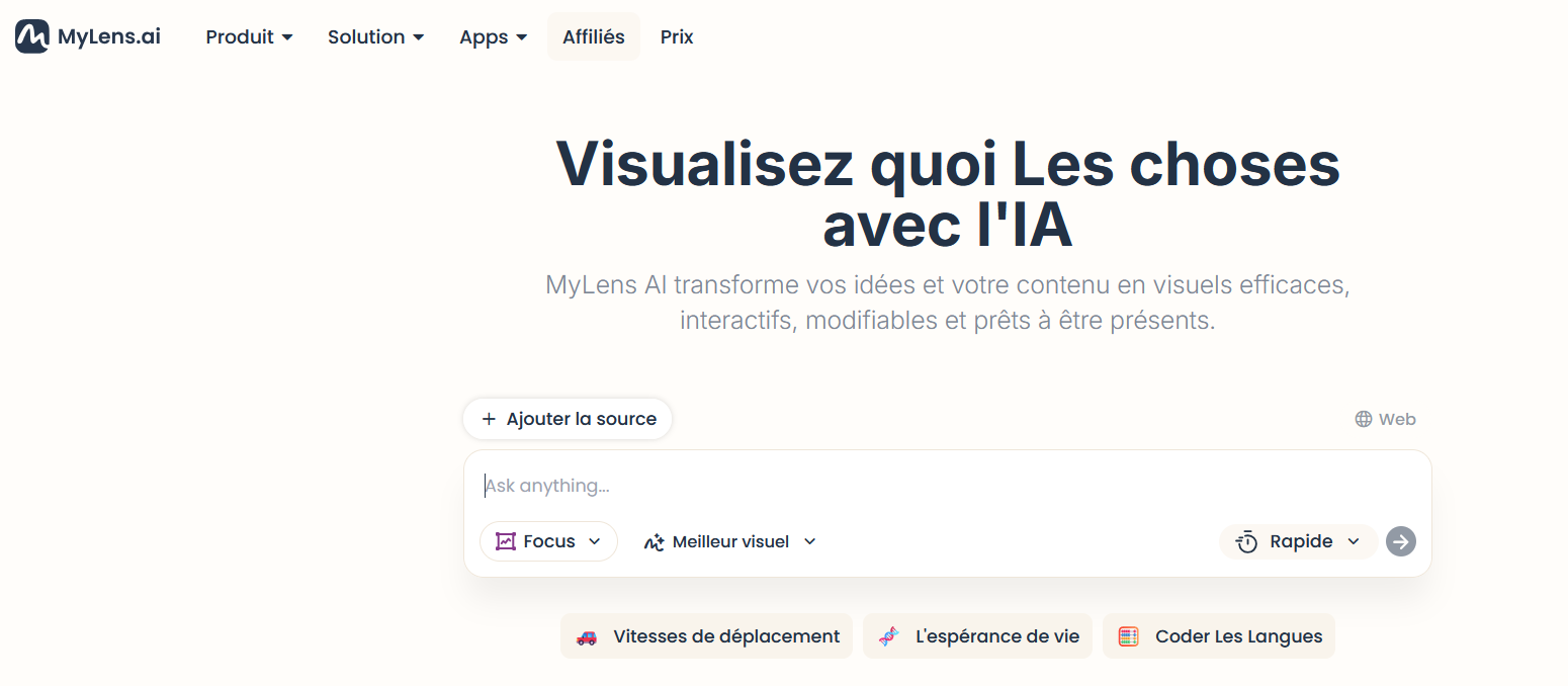 MyLens AI — preview