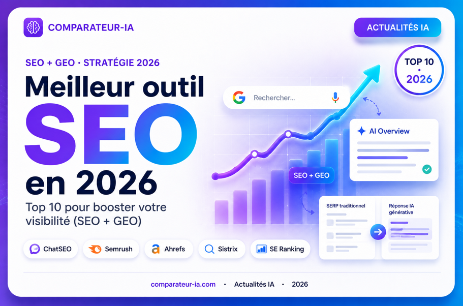 Meilleur outil SEO en 2026 : le top 10 pour booster votre visibilité (SEO + GEO)