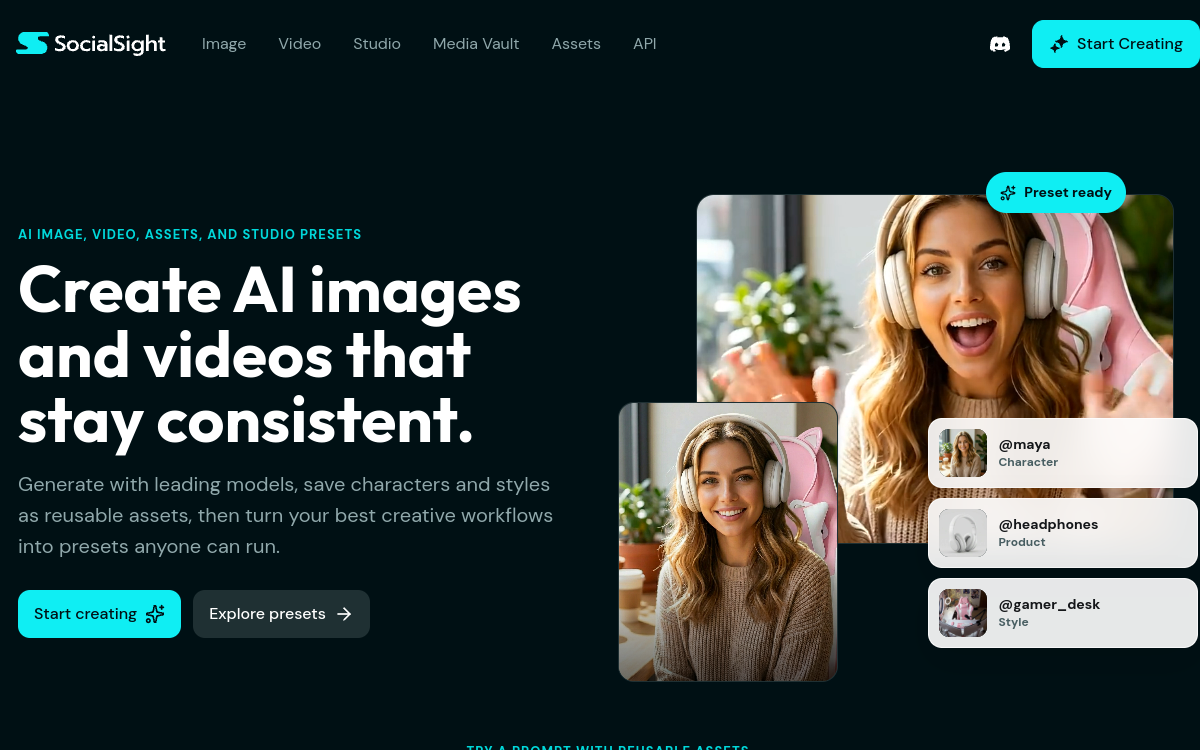 Capture d'écran de SocialSightAI