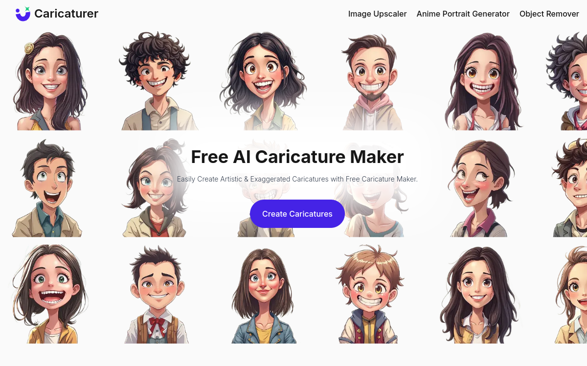 Capture d'écran de Caricaturer.io