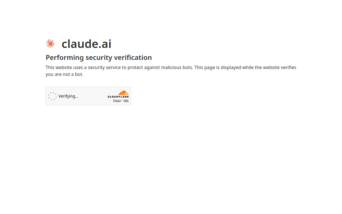 Capture d'écran de Claude AI