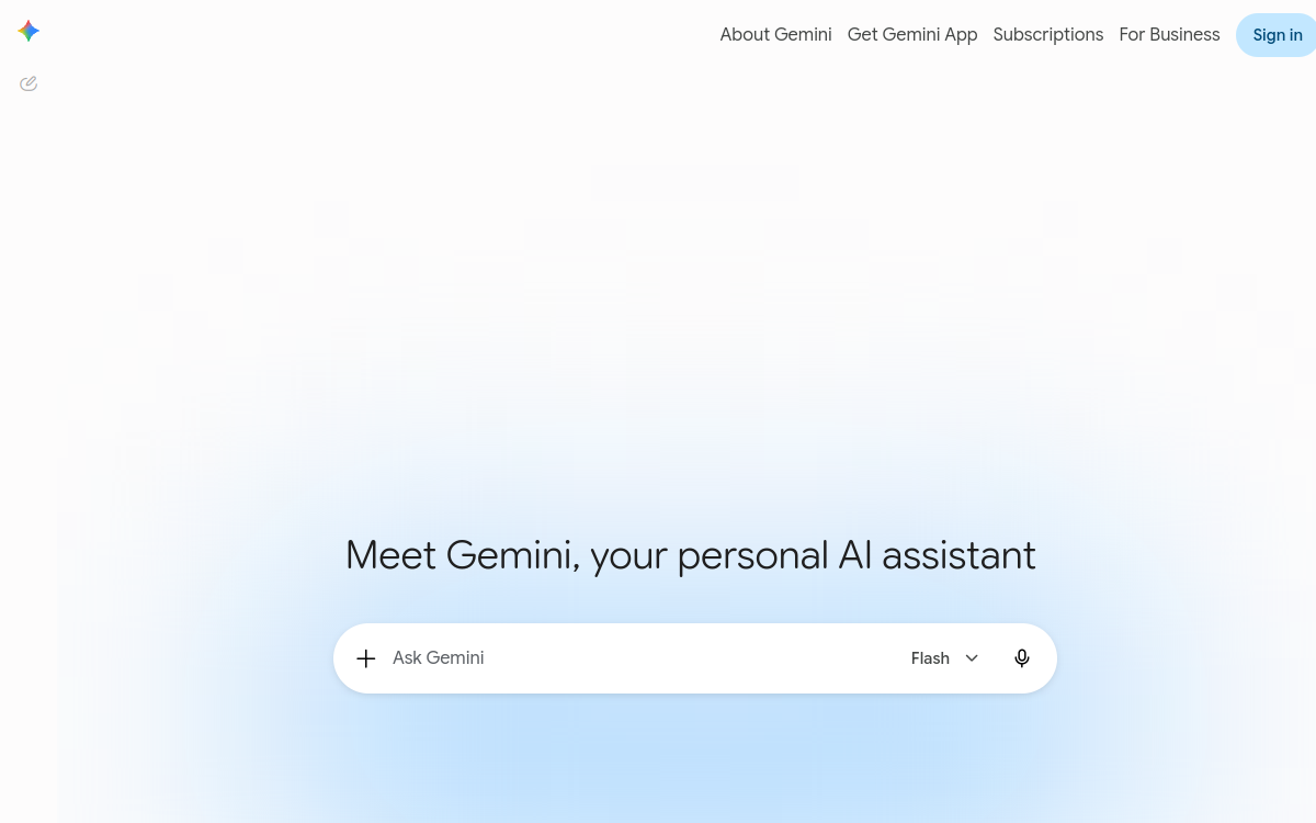 Capture d'écran de Gemini (Google)
