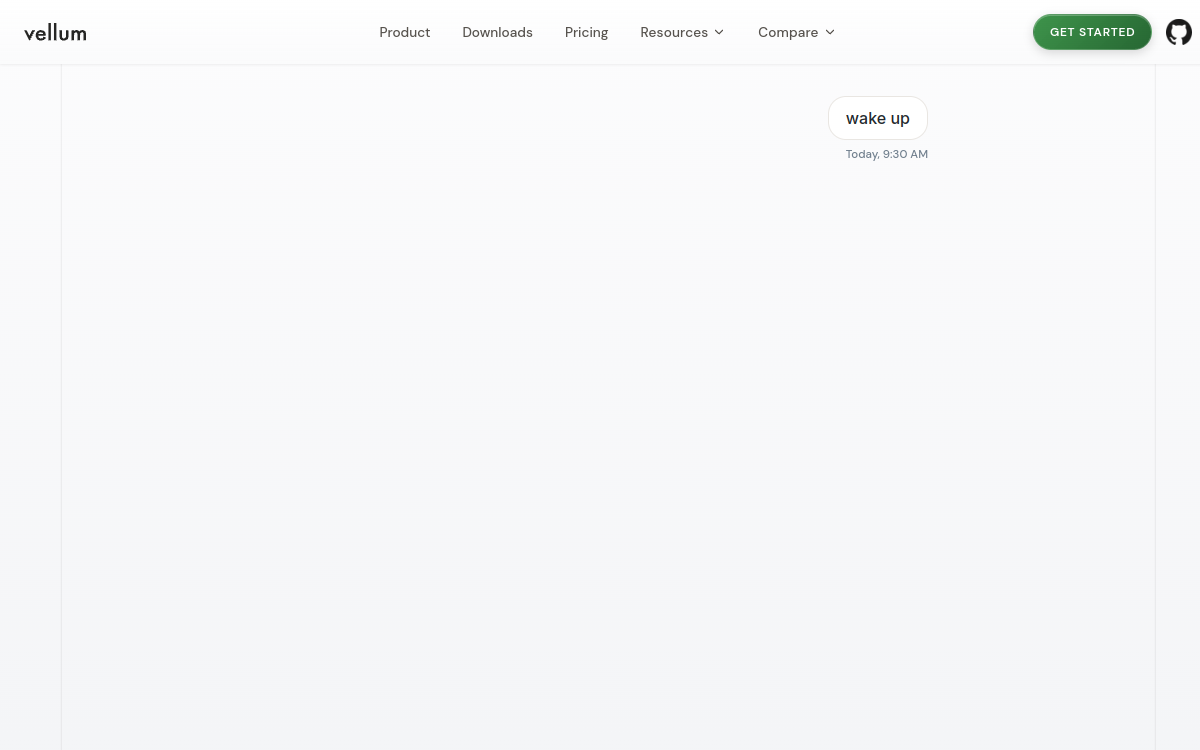 Capture d'écran de Vellum AI