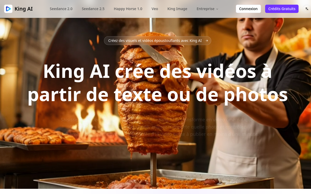 Capture d'écran de King AI