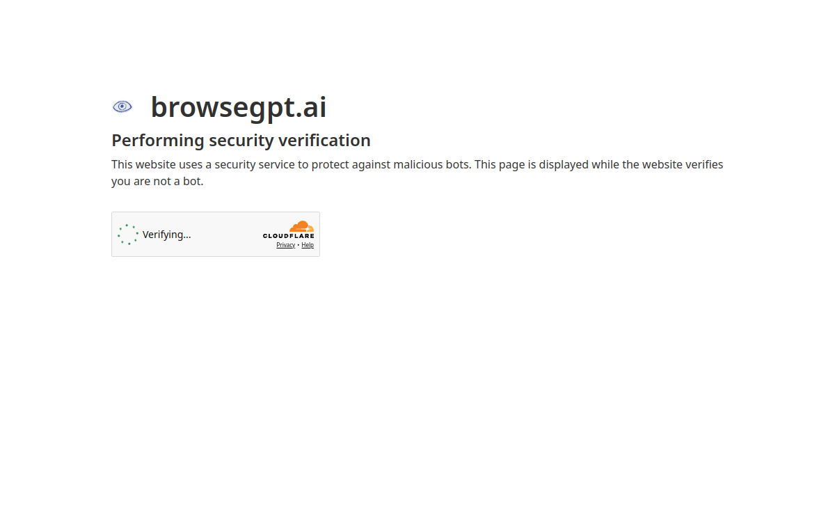 Capture d'écran de BrowseGPT