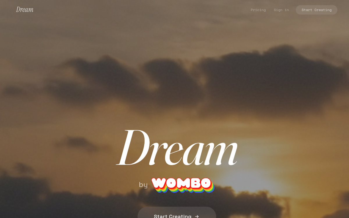 Capture d'écran de Dream by WOMBO