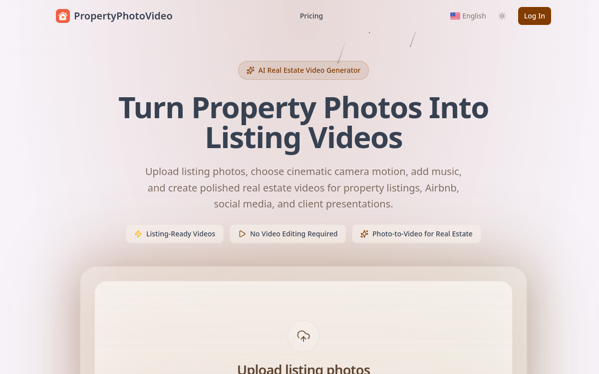 Capture d'écran de PropertyPhotoVideo