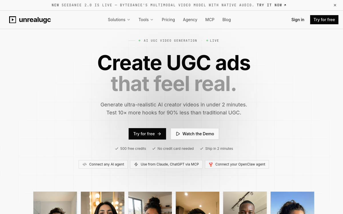 Capture d'écran de UnrealUGC