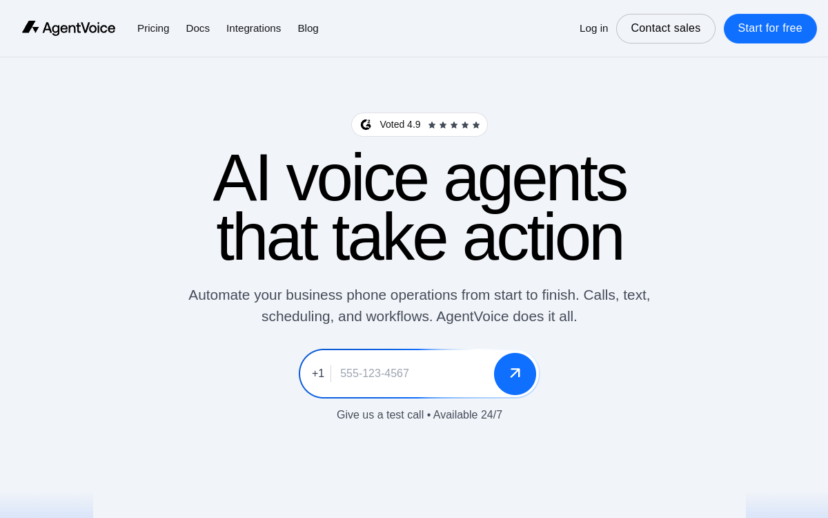 Capture d'écran de AgentVoice