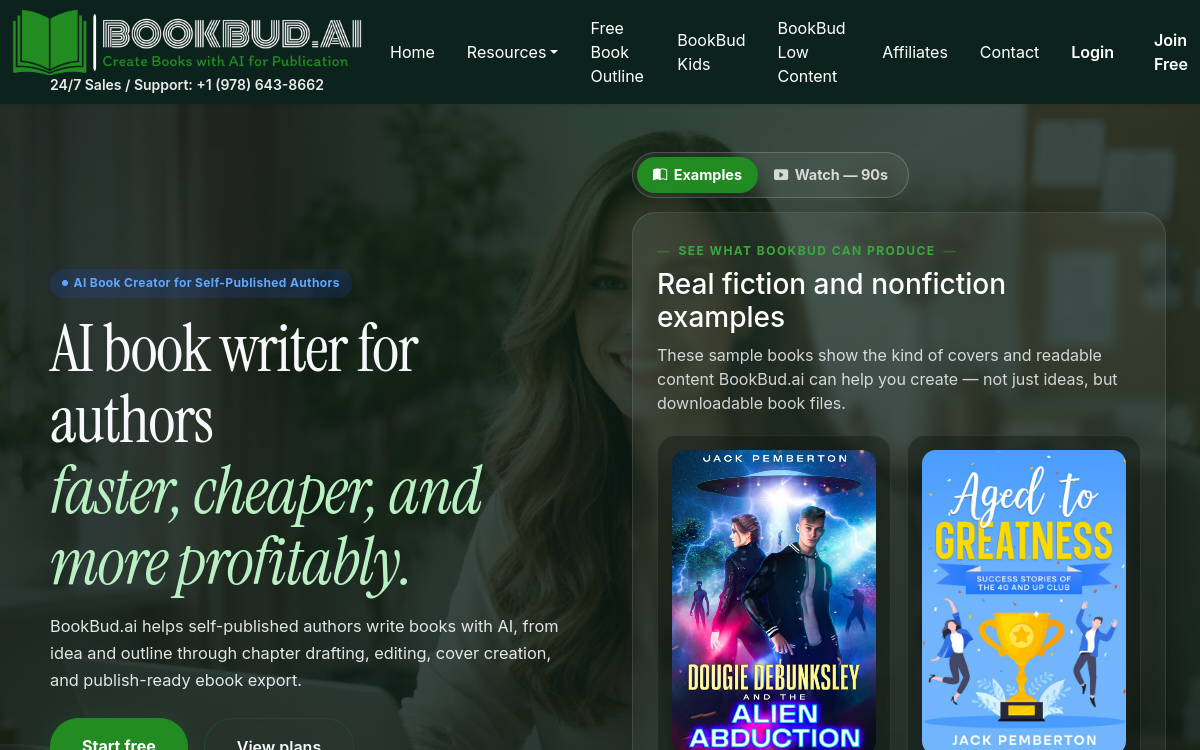 Capture d'écran de BookBud.ai