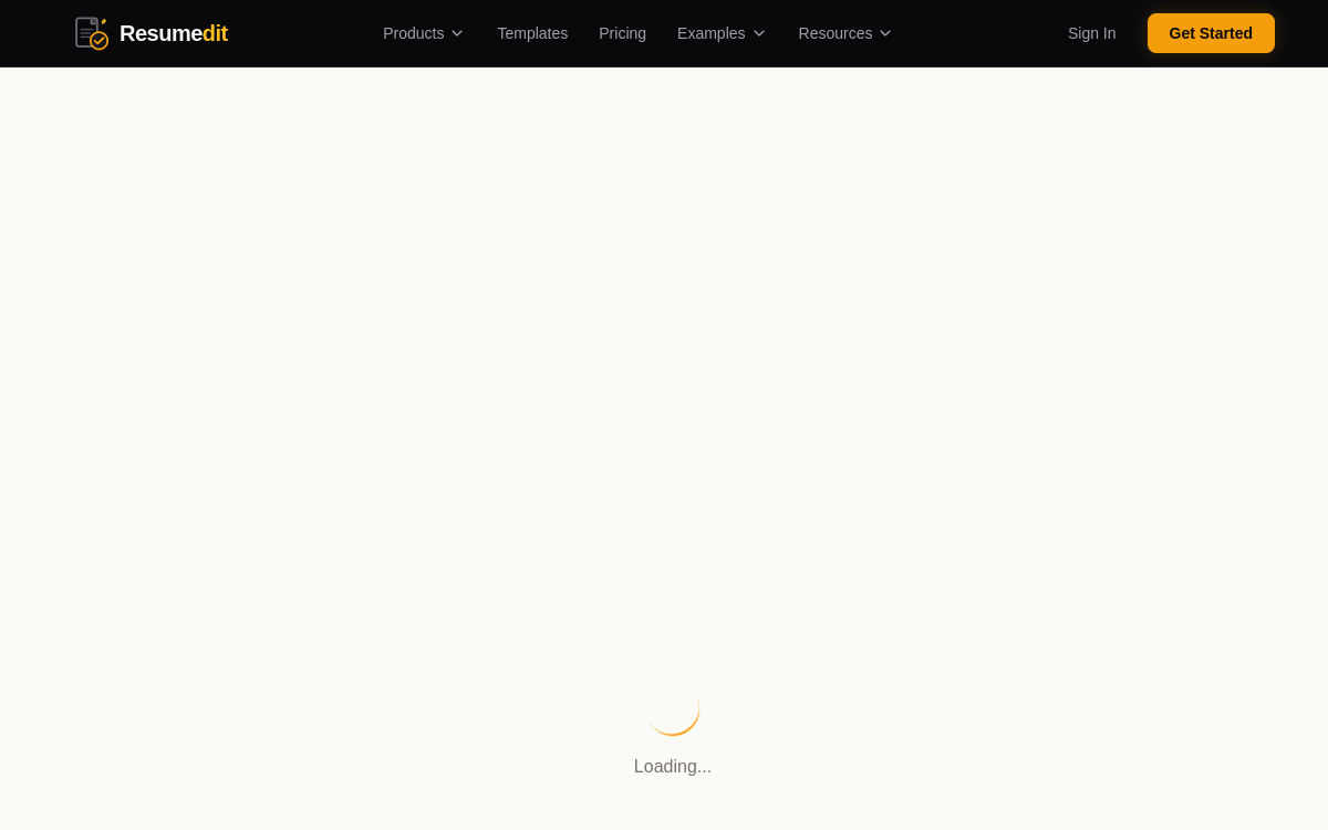 Capture d'écran de ResumEdit