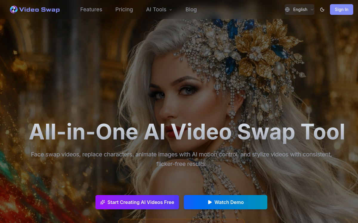 Capture d'écran de VideoSwap
