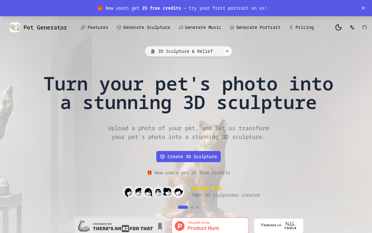 Capture d'écran de AI Pet Generator