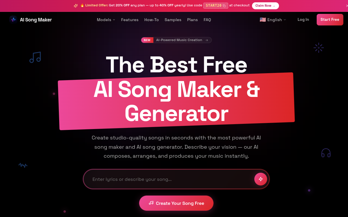 Capture d'écran de AI Song Maker