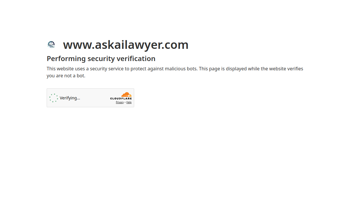 Capture d'écran de Ask AI Lawyer