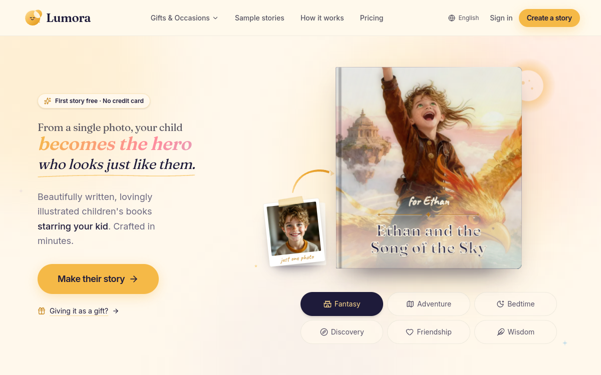 Capture d'écran de Lumora Storybooks