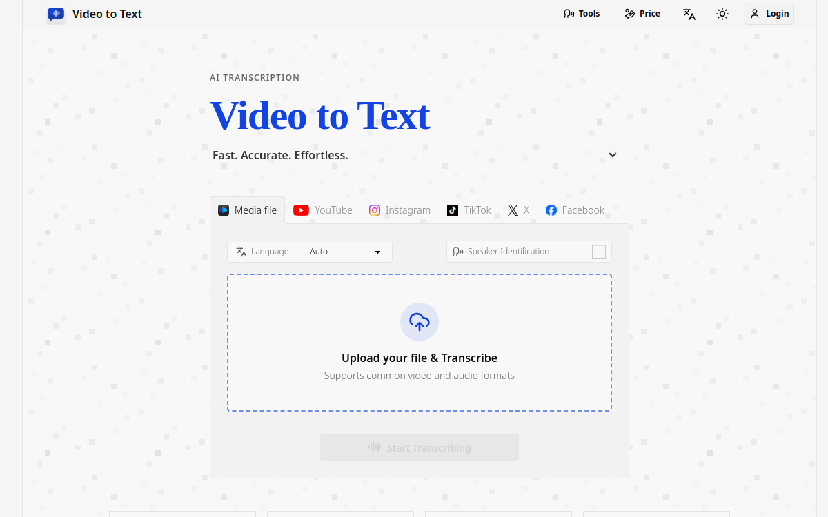 Capture d'écran de Video to Text