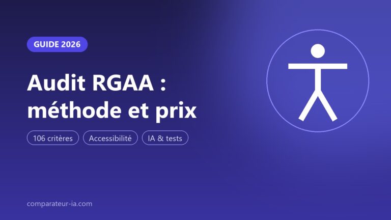 Audit RGAA : méthode, prix et ce que l&rsquo;IA change vraiment en 2026